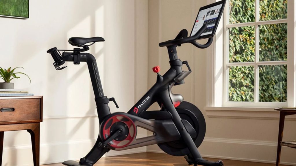 indoor peloton bike